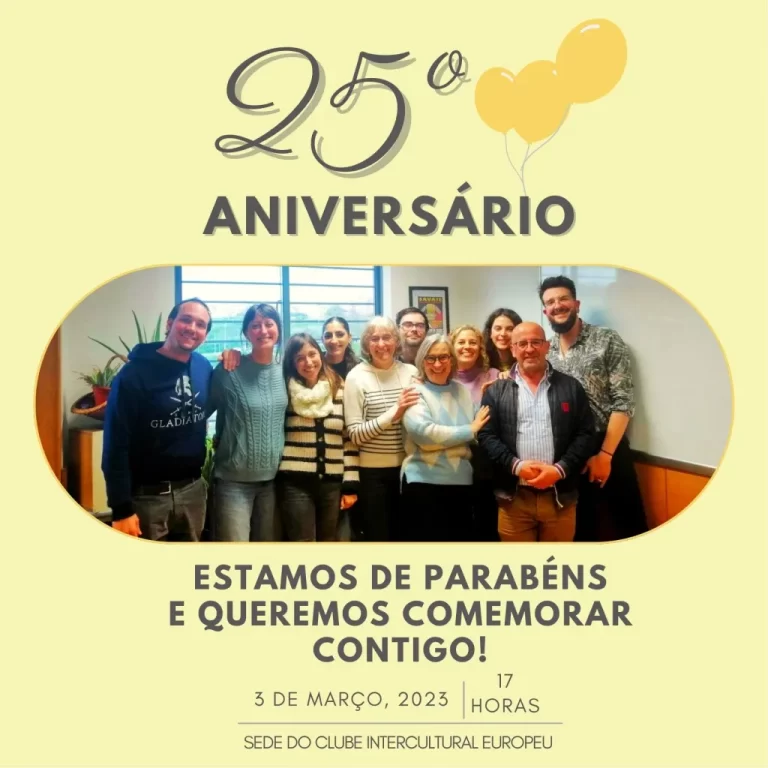 Estamos de parabéns – Comemoração do 25º Aniversário